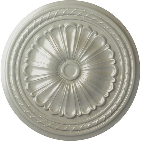 Ekena Millwork Alexa Ceiling Medallion (Fits Canopies up to 2 7/8"), Hand-Painted Flash Copper, 20 1/2"OD x 1 7/8"P CM20ALFCS